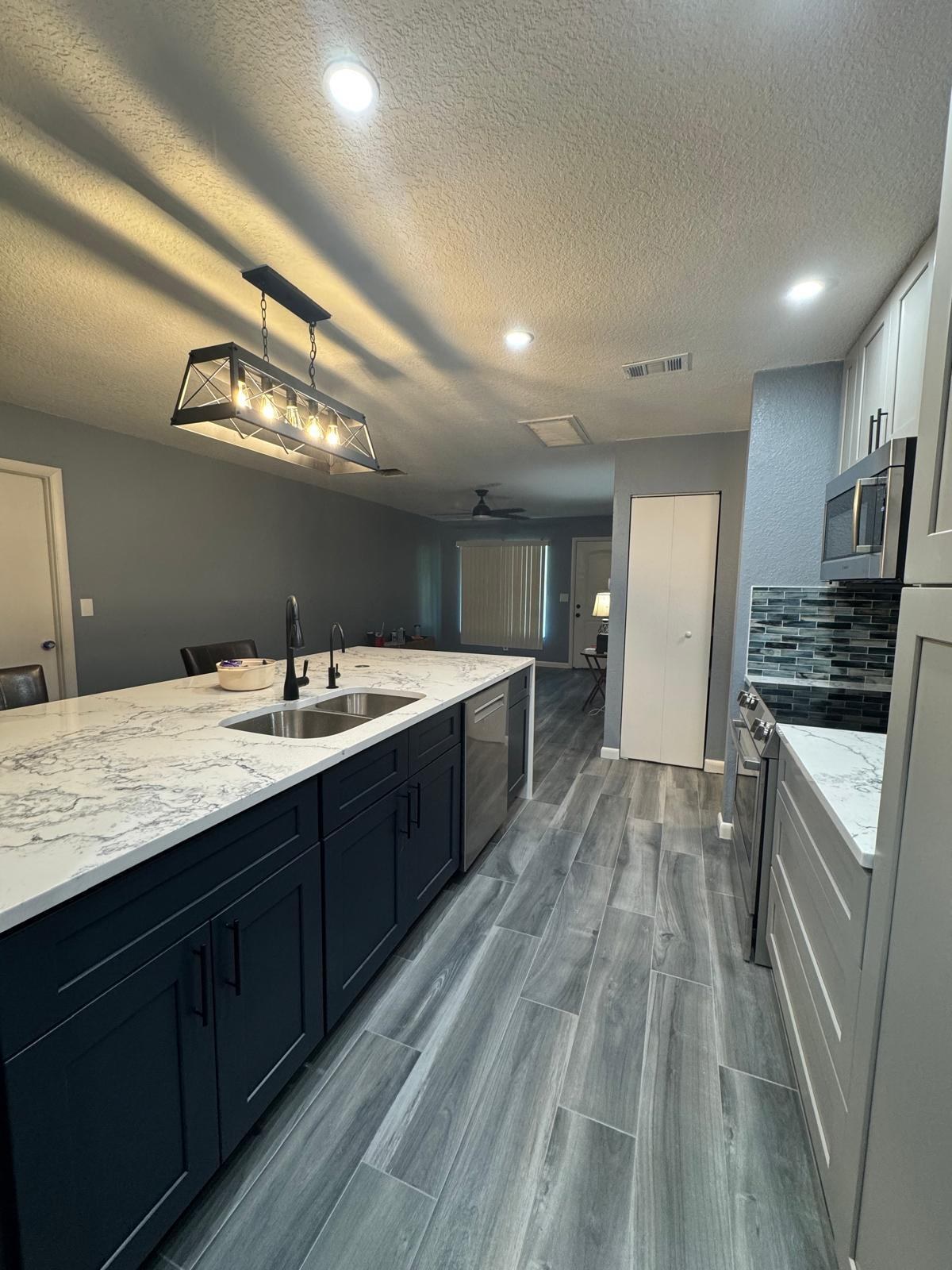 Finished kitchen ready for final walkthrough